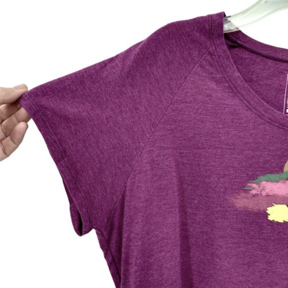 The North Face Women's Purple Short Sleeve Graphic Tee - Picture 6 of 8